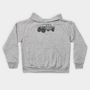 monster car Kids Hoodie